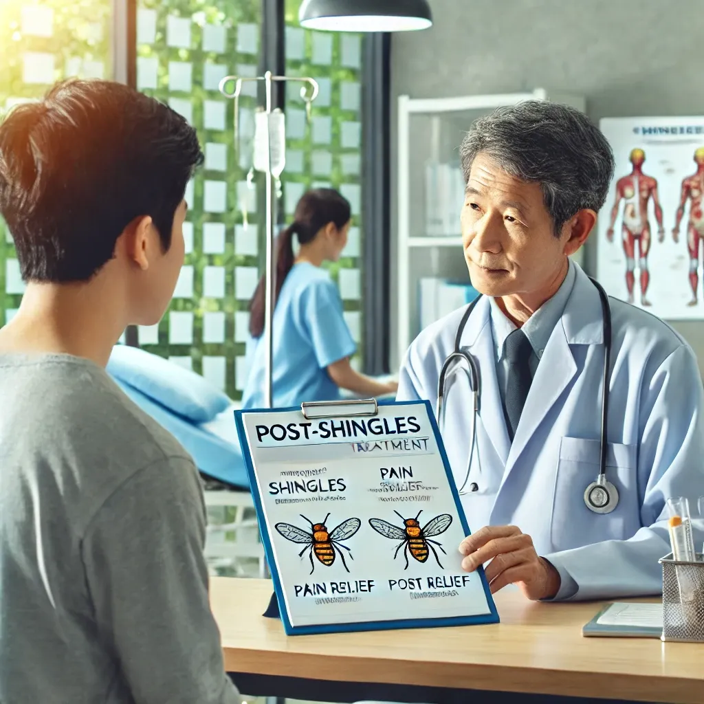 대상포진 치료후 통증