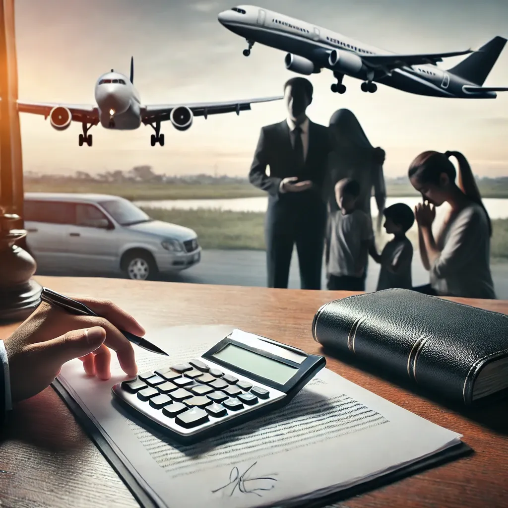 항공 사고사망 보상금