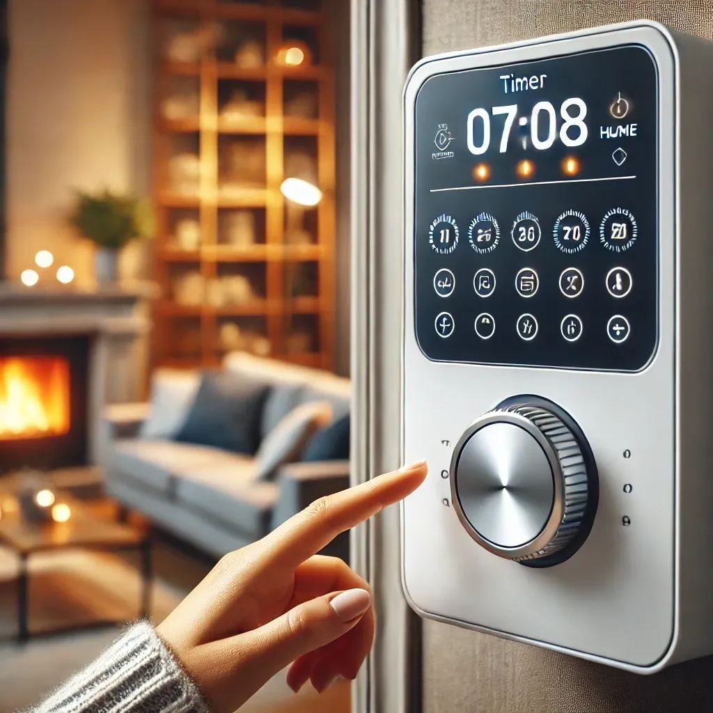 나비엔 보일러 예약모드사용법