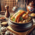 압력솥 누룽지백숙