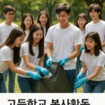 고등학생 봉사활동 추천