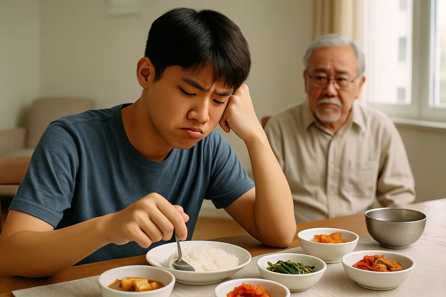 고등학생 반찬투정
