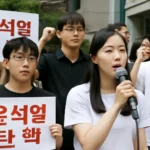 대학생 탄핵 촉구