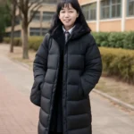 고등학생 롱패딩