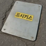 도시가스 보호철판