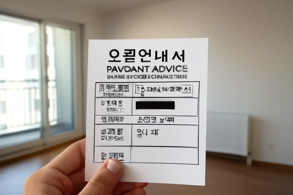 도시가스 사용계약번호