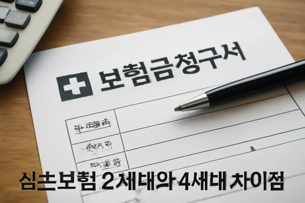 실손보험 2세대와 4세대 차이점