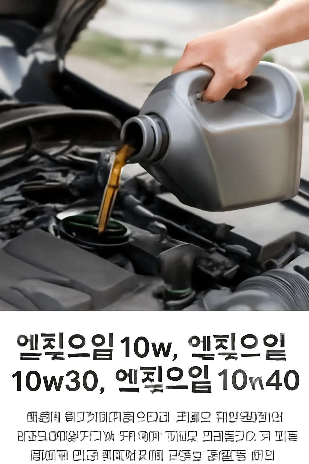 엔진오일 10w40 뜻