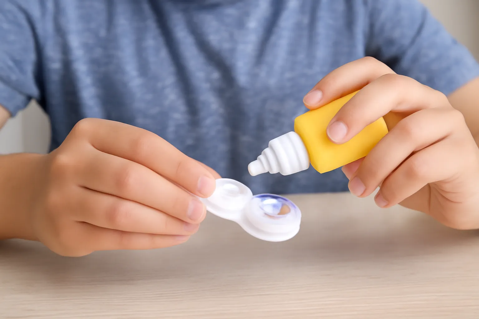 초등학생 드림렌즈 세척