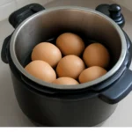 압력솥 계란