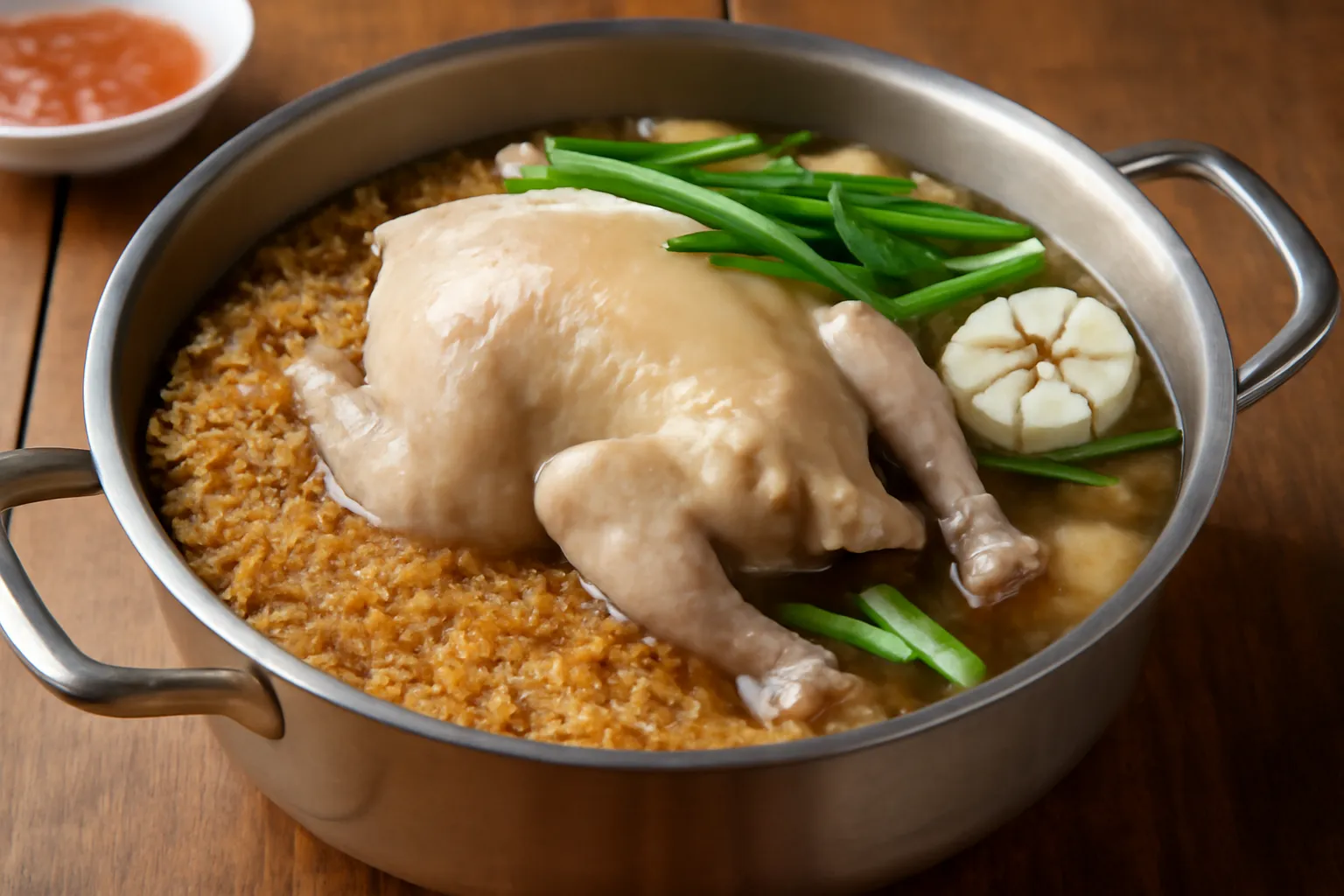 압력솥 누룽지 백숙 만드는법