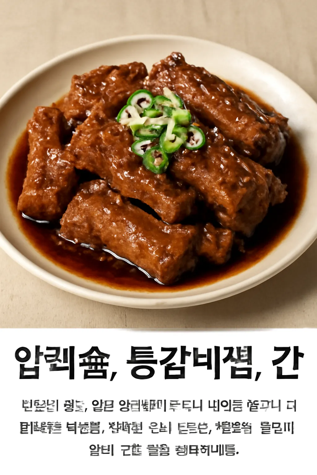 압력솥 등갈비찜