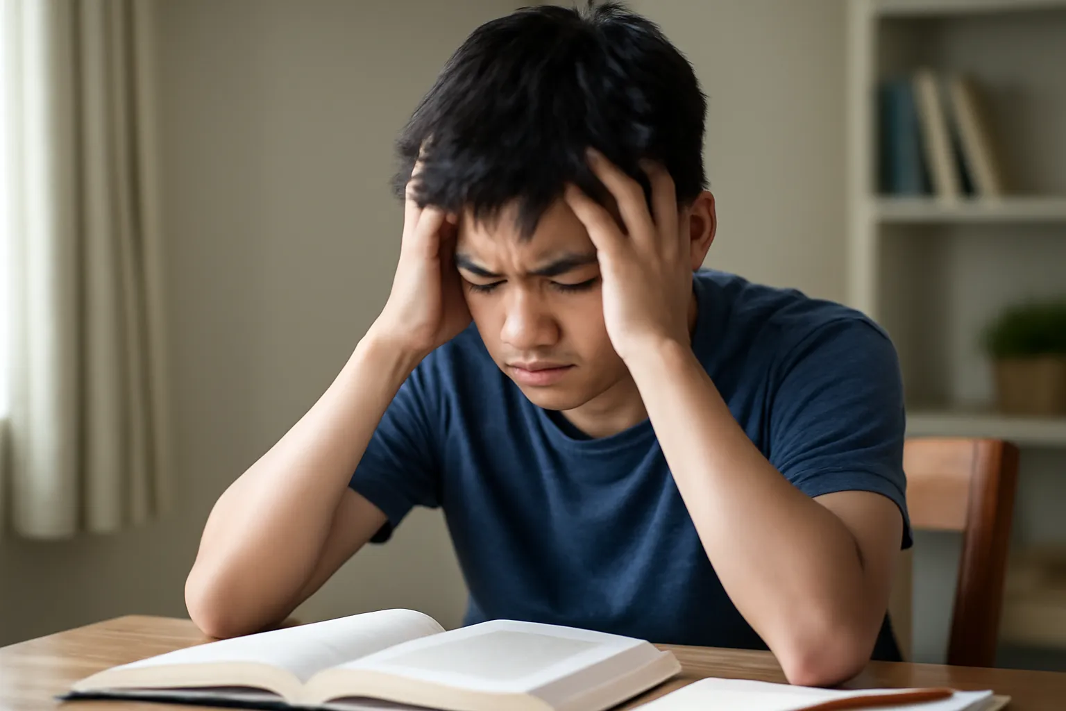 중학생 머리아픔