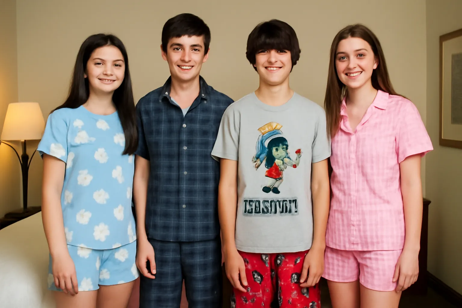 중학생 수학여행 잠옷