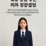 중학생 정장 셋업