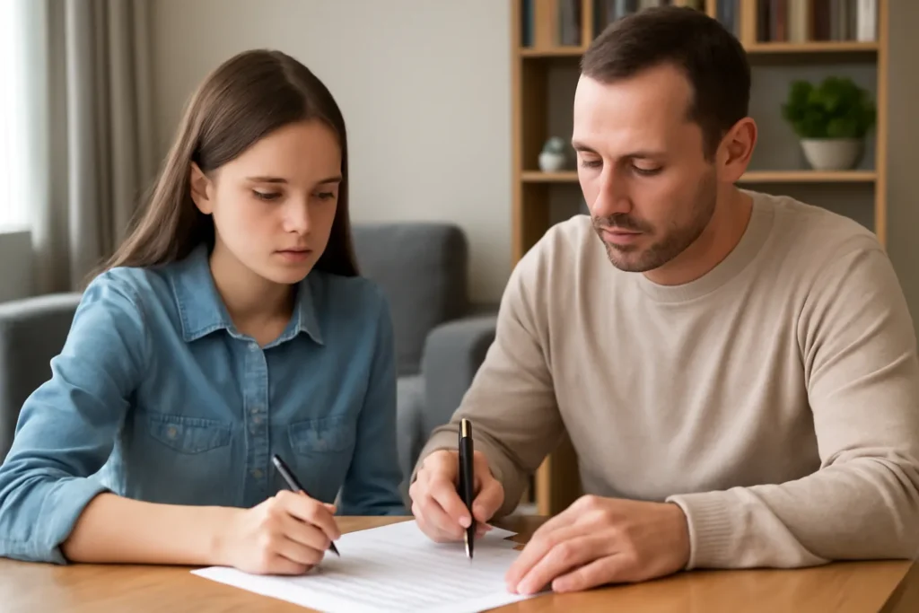 중학생 체험학습 결석