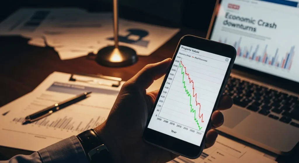 부동산 폭락 그래프