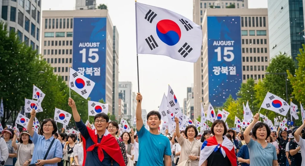 8월 15일 광복절 이미지