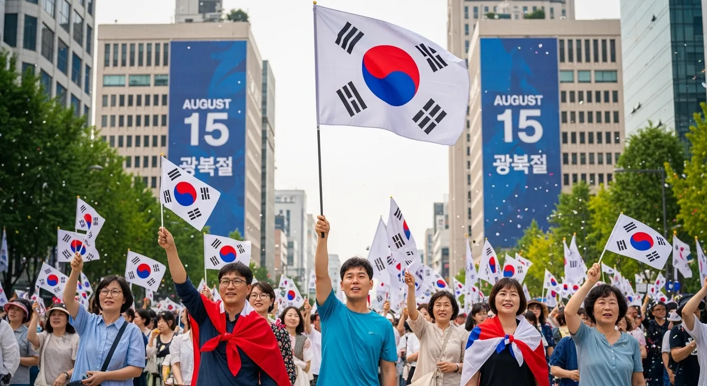 8월 15일 광복절 이미지