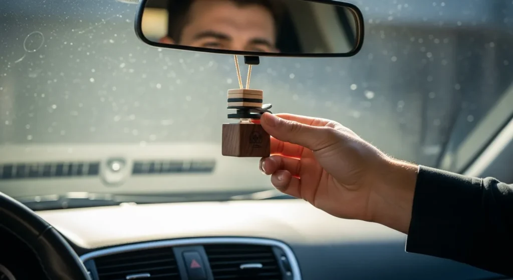 차량방향제 사용법