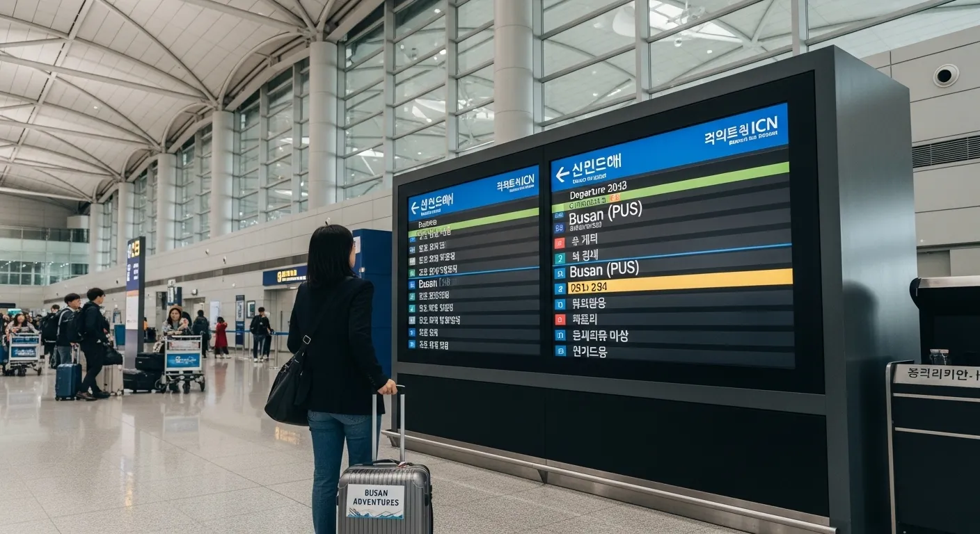 인천공항에서부산