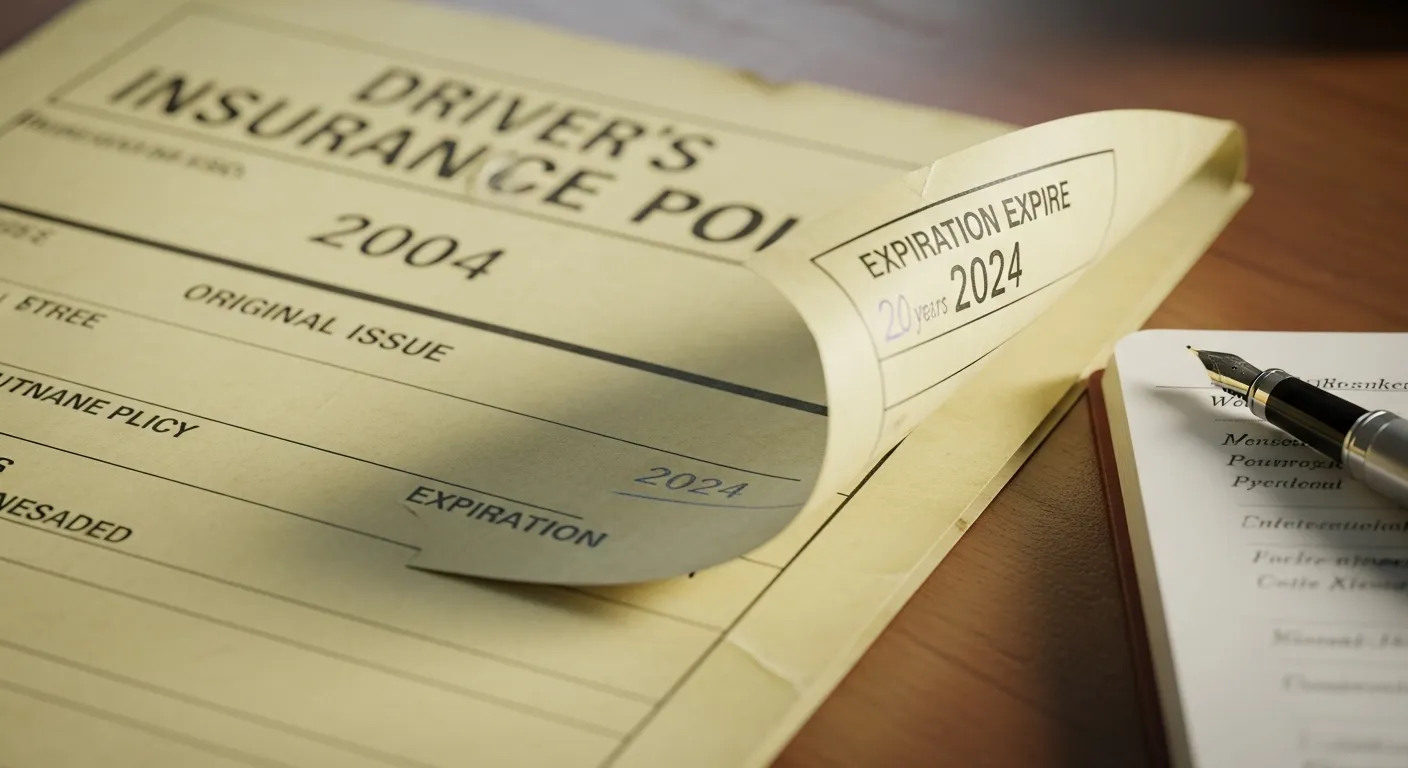 운전자보험 20년 만기 후